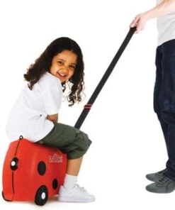 Trunki Ride-On Handbagage Koffer 46 Cm - Lieverheersbeestje Harley -Tassen Kortingen Winkel 1001x1200