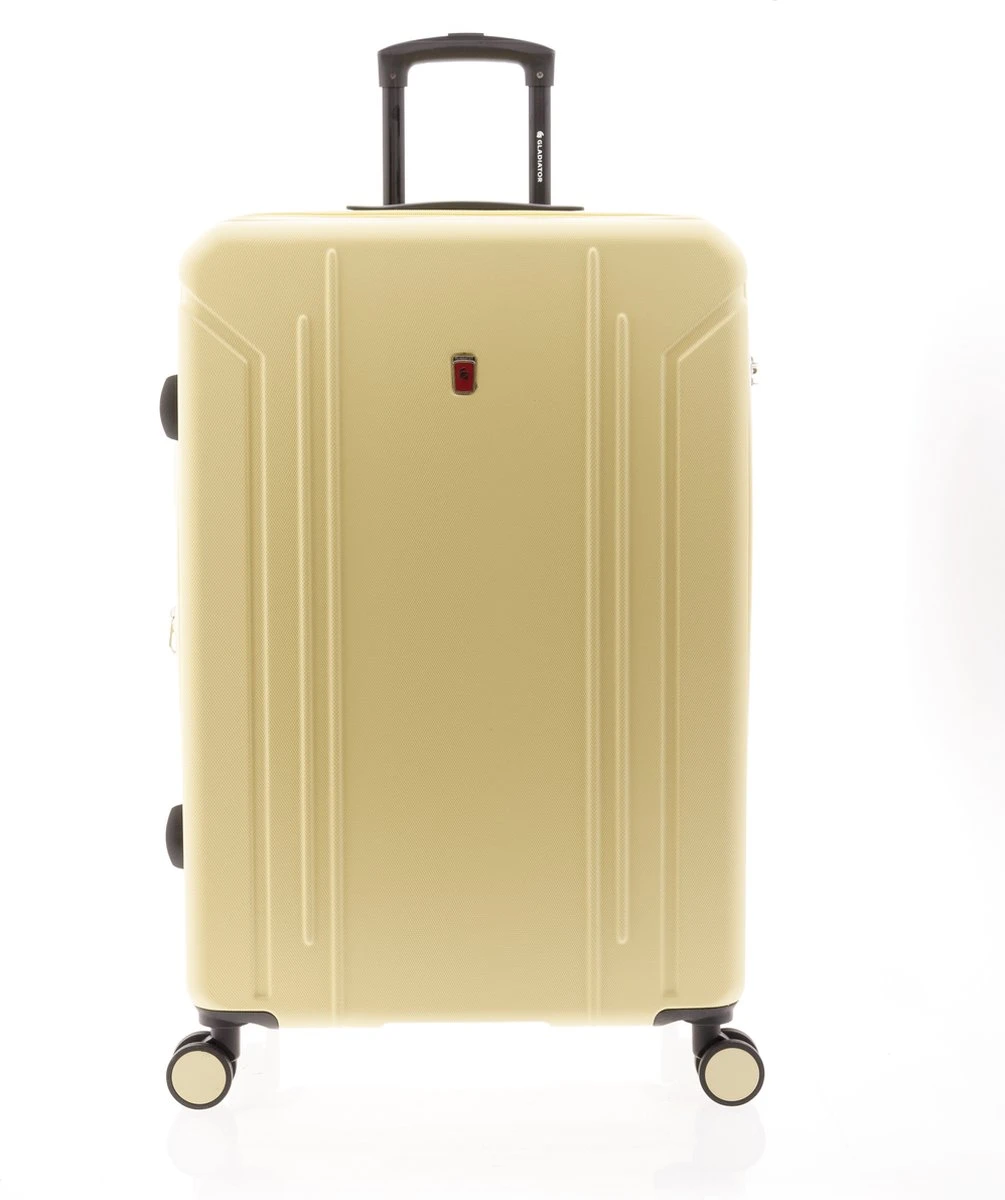 Gladiator Tropical Grote Koffer Expandable - 77 Cm - 105/117 Liter - Geel 6 Gladiator Tropical Grote Koffer Expandable - 77 Cm - 105/117 Liter - Geel - Afbeelding 4