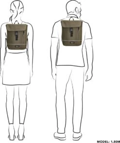 Beagles Originals Waterproof Originals Rugzak Tablet - Olijfgroen -Tassen Kortingen Winkel 1008x1200