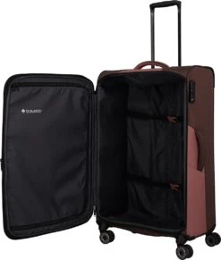 Travelite Zachte Koffer / Trolley / Reiskoffer - Viia - 77 Cm (XL) - Roze -Tassen Kortingen Winkel 1019x1200