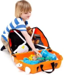 Trunki Ride-On Handbagage Koffer 46 Cm - Tijger Tipu 31 Trunki Ride-On Handbagage Koffer 46 Cm - Tijger Tipu -Tassen Kortingen Winkel 1031x1200