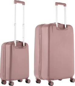 CarryOn Skyhopper Kofferset – TSA Handbagage + Reiskoffer 78cm – Dubbele Wielen - Old Pink -Tassen Kortingen Winkel 1046x1200 1