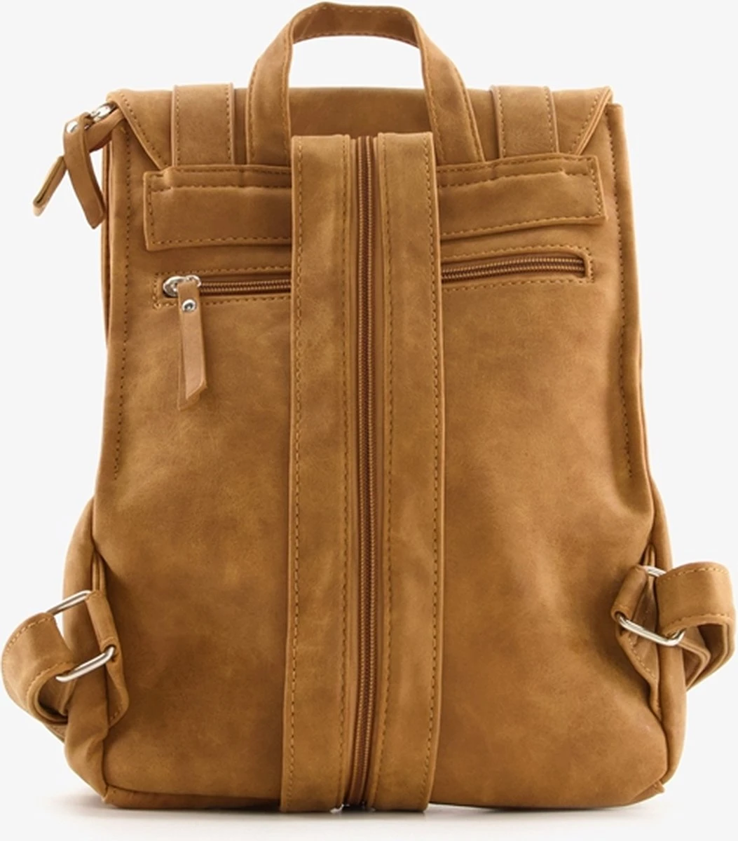 Renato Lucci Rugzak - Bruin 4 Renato Lucci Rugzak - Bruin - Afbeelding 2