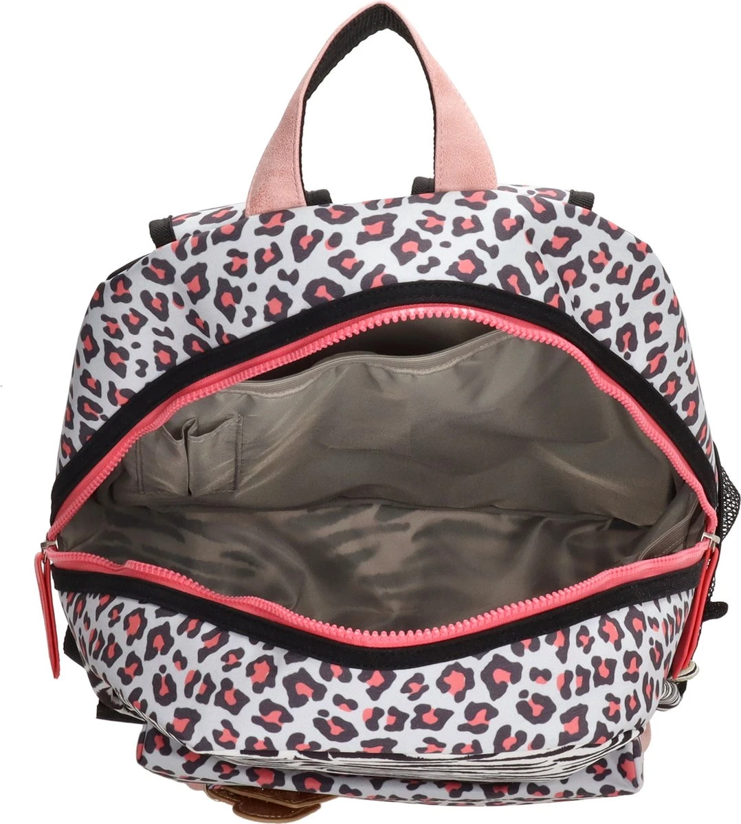 Zebra Trends Rugzak Panther Wit/Roze 6 Zebra Trends Rugzak Panther Wit/Roze - Afbeelding 4