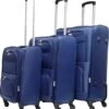 Castillo Travelerz 3 Delige Stoffen Kofferset - Expandable - Blauw -Tassen Kortingen Winkel 1084x1200 1