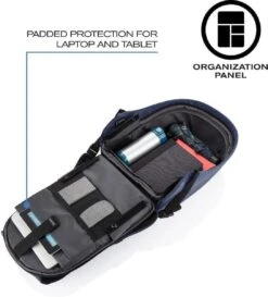 XD Design Bobby Hero Small - Anti-Diefstal Rugzak 11.5 Liter -Navy -Tassen Kortingen Winkel 1086x1200 4