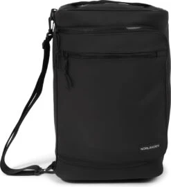 Norlander Lyon Trolleytas - Dull PU - 21 Liter - Zwart -Tassen Kortingen Winkel 1095x1200