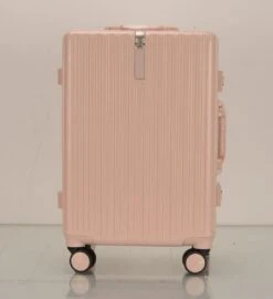 TOP AA Reis Kofferset - Trolleyset 3-delig Met TSA Slot Aluminum Frame, Kleine Cabine En Groot, ABS Luggage, (20+24+28 Inches 3 Pc Set), Roze/pink -Tassen Kortingen Winkel 1096x1200 2
