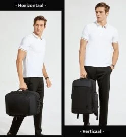 Golden Wolf Rugzak Anti-diefstal / Rugtas / Reistas / Weekendtas / Schooltas / 46x31x18(of 27)cm (25 Of 37l)/ Laptop 17 Inch / USB -oplaadpoort / Zwart / Waterfles -Tassen Kortingen Winkel 1101x1200 2