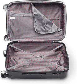 Swiss Alps - Reiskoffer - 68 Cm - 4 Wielen - Zwart -Tassen Kortingen Winkel 1106x1200