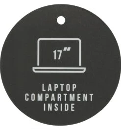 Enrico Benetti München 62120 Laptop Rugzak 17" - Grijs -Tassen Kortingen Winkel 1120x1200 2