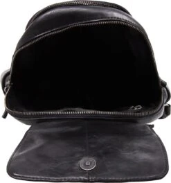 DSTRCT Harrington Road Leren Rugtas - 7 Liter - Zwart 15 DSTRCT Harrington Road Leren Rugtas - 7 Liter - Zwart -Tassen Kortingen Winkel 1124x1200 3