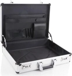 Dermata Laptoptas / Werktas / Aktetas - Business - Zilver - -Tassen Kortingen Winkel 1126x1200 3