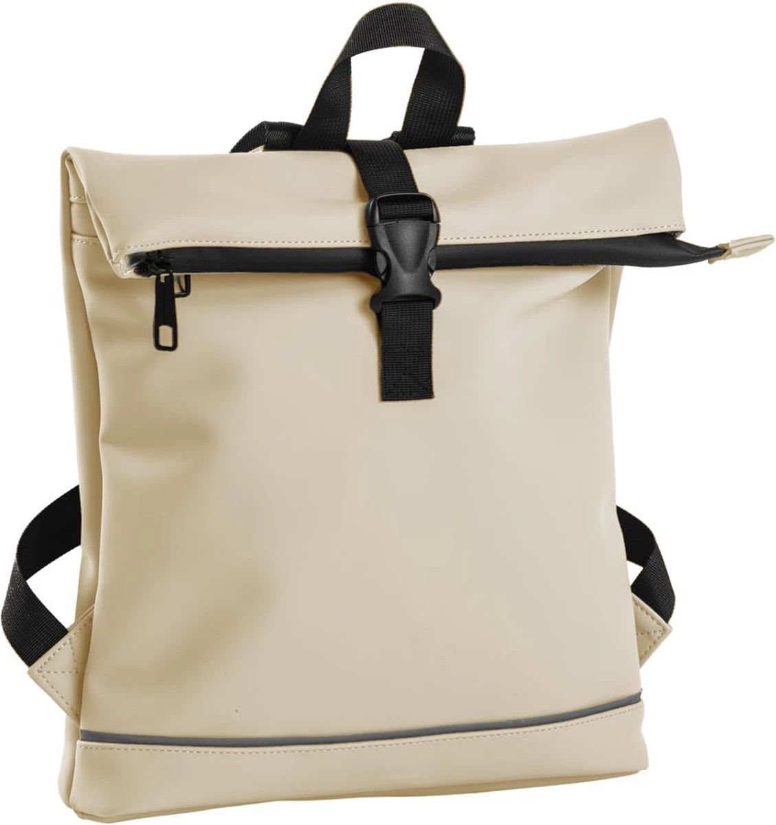 Daniel Ray Jefferson Rolltop Laptop Rugzak Waterproof - Off White 3 Daniel Ray Jefferson Rolltop Laptop Rugzak Waterproof - Off White