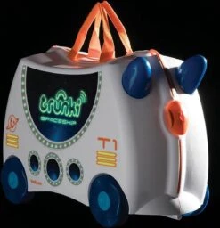 Trunki Ride-on Reiskoffer Incl. Stickers - Skye Ruimteschip -Tassen Kortingen Winkel 1156x1200