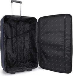 Decent Basic-Line Large Trolley 73 Cm - Donkerblauw -Tassen Kortingen Winkel 1157x1200