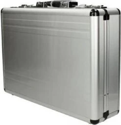 Dermata Laptoptas / Werktas / Aktetas - Business - Zilver - -Tassen Kortingen Winkel 1163x1200 1