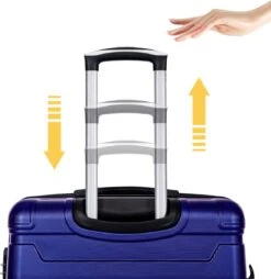 Merax 3-delig Kofferset Met TSA Slot - Trolleyset ABS 40L, 70L & 110 Liter - Blauw 14 Merax 3-delig Kofferset Met TSA Slot - Trolleyset ABS 40L, 70L & 110 Liter - Blauw -Tassen Kortingen Winkel 1168x1200