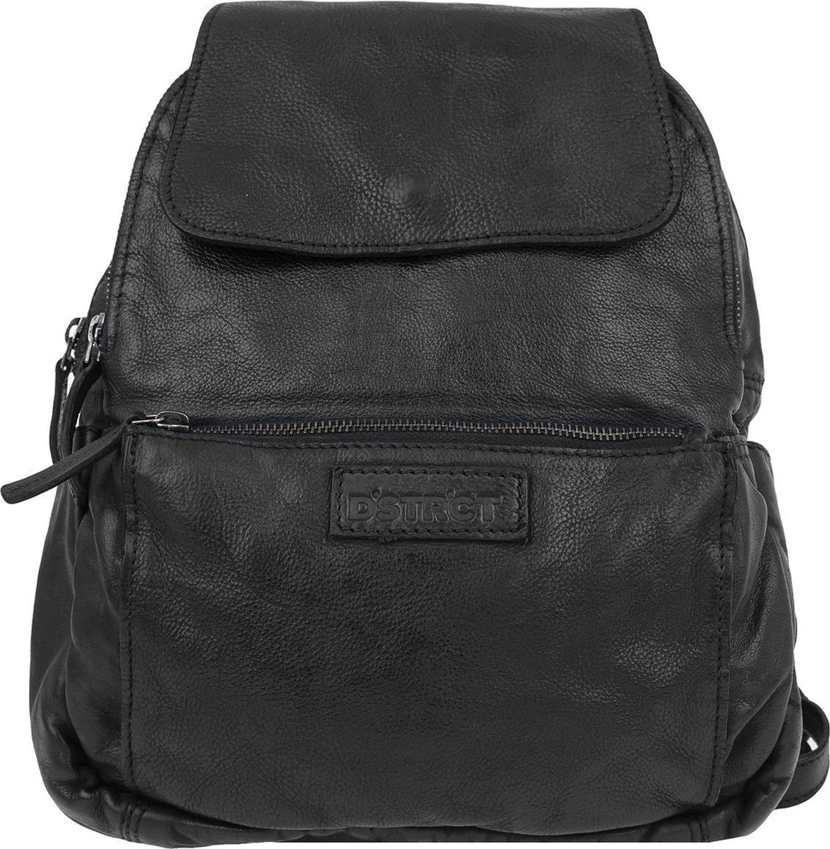 DSTRCT Harrington Road Leren Rugtas - 7 Liter - Zwart 12 DSTRCT Harrington Road Leren Rugtas - 7 Liter - Zwart - Afbeelding 10