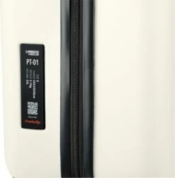 Princess Traveller PT01 - Handbagagekoffer - Pearl White - S - 55cm -Tassen Kortingen Winkel 1178x1200 1