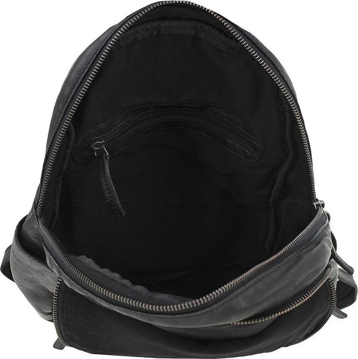 DSTRCT Harrington Road Leren Rugtas - 7 Liter - Zwart 10 DSTRCT Harrington Road Leren Rugtas - 7 Liter - Zwart - Afbeelding 8