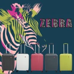 Gladiator Zebra L Spinner 78 Expandable - Zwart -Tassen Kortingen Winkel 1198x1200