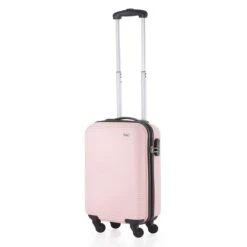 TravelZ Horizon Handbagagekoffer - 54cm Handbagage Trolley Met Gevoerde Binnenkant - Baby Roze -Tassen Kortingen Winkel 1199x1200
