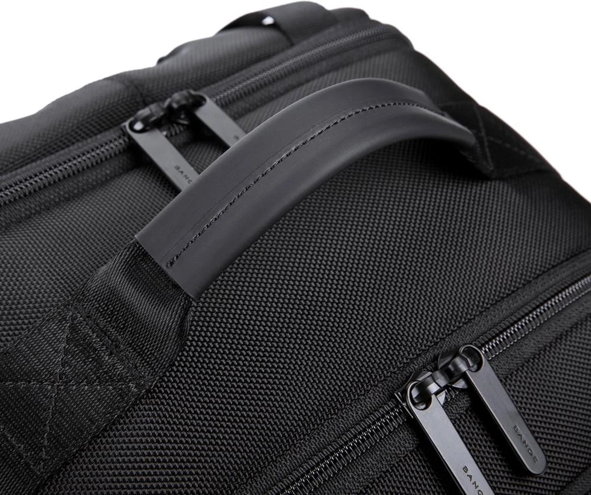 Bange Rugtas - 15,6 Inch - Laptop Rugzak - Waterafstotend - Zwart - Incl. Smart Thermosfles 8 Bange Rugtas - 15,6 Inch - Laptop Rugzak - Waterafstotend - Zwart - Incl. Smart Thermosfles - Afbeelding 6