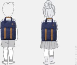 Fresk Kinderrugzak / Rugtas / Schooltas - Fresk - 7 Liter - Leer - Blauw -Tassen Kortingen Winkel 1200x1021