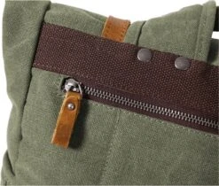 MORGNTAU - Ukiyo - Rugzak - Backpack - Groen - Canvas - Leer -Tassen Kortingen Winkel 1200x1022 2
