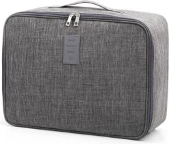 Merkloos TDR-Organiser Opbergtas-reistas Handbagage -Luxe Organizer Voor Kleren En Toiletartikelen -Grijs -Tassen Kortingen Winkel 1200x1023