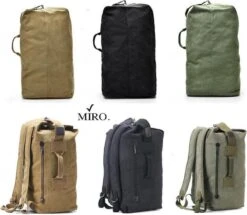 MIRO Luxe Rugzak Rugtas Backpack Grote Capaciteit Met Zip 50 Liter + Kaki/Groen -Tassen Kortingen Winkel 1200x1044
