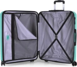 Gabol Harde Koffer / Trolley / Reiskoffer - Open - 77 Cm (XL) - Blauw -Tassen Kortingen Winkel 1200x1059