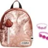 Zebra Rugzak Flower Gold Metalic (s) + Armbandje -Tassen Kortingen Winkel 1200x1062 2