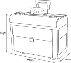 Dermata Laptoptas / Werktas / Aktetas - Business - Zilver - -Tassen Kortingen Winkel 1200x1062