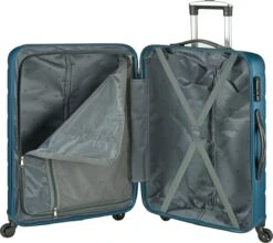 Princess Traveller Grenada - Reiskoffer - Grijsblauw - M - 66cm -Tassen Kortingen Winkel 1200x1068