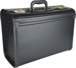 Pilotenkoffer Zonder Wiel - Kunstleer Zwart - Grote Piloten Koffer Met Laptopvak En Cijferslot - Kantoor Koffer - Werk Koffer -Tassen Kortingen Winkel 1200x1078 2