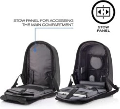XD Design Bobby Hero XL - Anti-Diefstal Rugzak 21.5 Liter - Zwart -Tassen Kortingen Winkel 1200x1082 2
