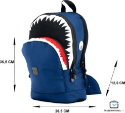 Pick & Pack Haaienvorm - Rugzak - Donkerblauw - Maat M -Tassen Kortingen Winkel 1200x1085