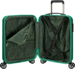 Princess Traveller I'm Green Atlantic - Handbagage Koffer - Groen - S - 55cm -Tassen Kortingen Winkel 1200x1103 1