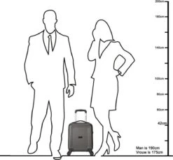 Decent Handbagage Koffer / Trolley / Reiskoffer - 42 Cm - 24 Liter - ABS - Maxi Air - Champagne -Tassen Kortingen Winkel 1200x1114 5