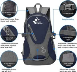 Free Knight Klein Dagrugzak, 20 L, Marineblauw ,waterdichte ,lichtgewicht -Tassen Kortingen Winkel 1200x1124 1