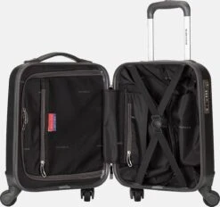 Decent Handbagage Koffer / Trolley / Reiskoffer - 42 Cm - 24 Liter - ABS - Maxi Air - Grijs -Tassen Kortingen Winkel 1200x1129