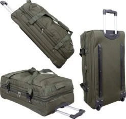 Travelsuitcase Atlanta - Stevige Trolley Tas - Groen - Handige Zakken - 80 Liter -Tassen Kortingen Winkel 1200x1135