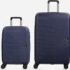 ©TROLLEYZ - Ibiza No.3 - Kofferset 2 Delig - 55cm+78cm Met TSA Slot - Dubbele Wielen - 360° Spinners - 100% ABS - Reiskoffers In Ocean Blue -Tassen Kortingen Winkel 1200x1140