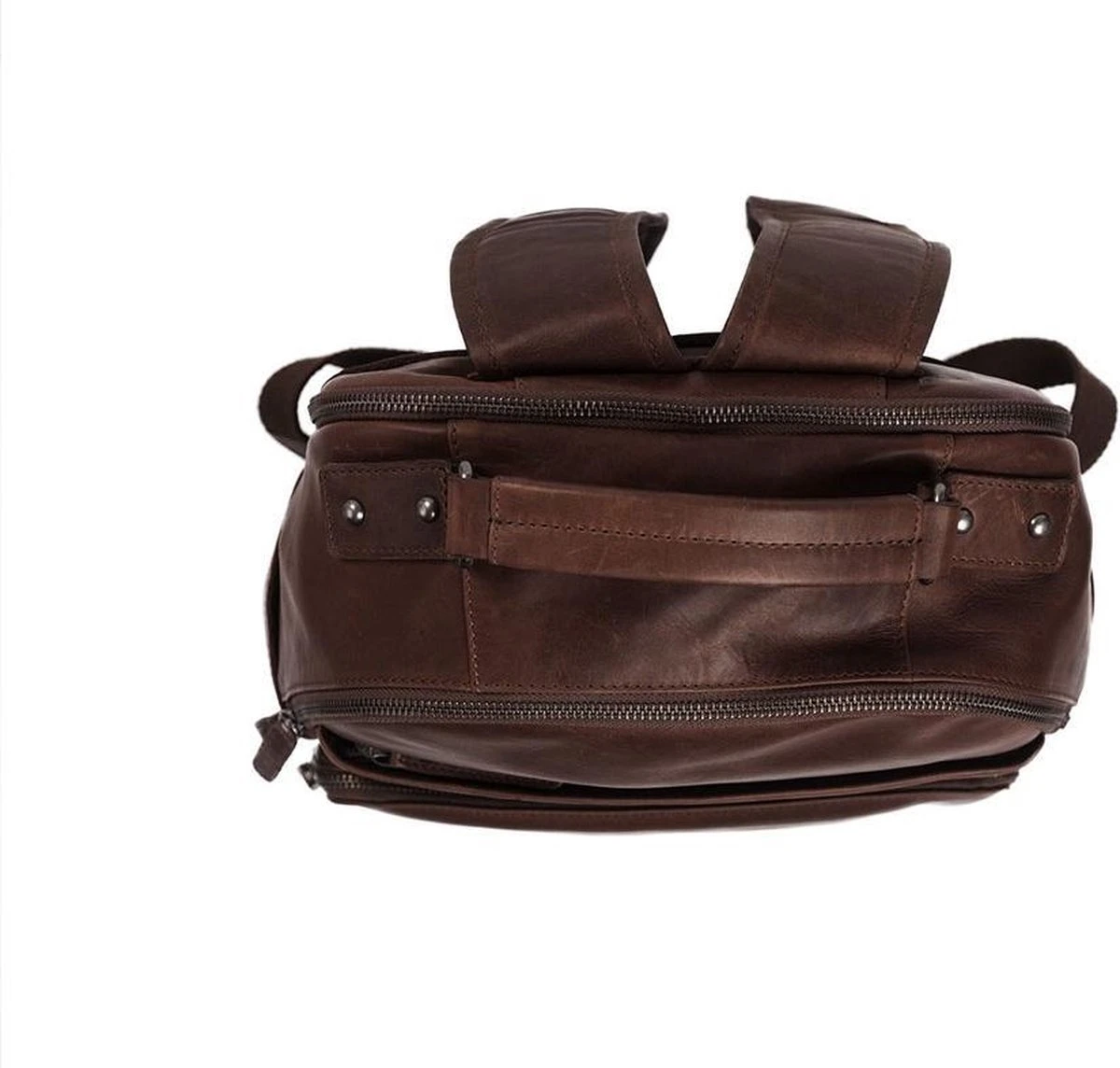 Chesterfield Bags Leren Laptop Rugzak Austin Bruin 6 Chesterfield Bags Leren Laptop Rugzak Austin Bruin - Afbeelding 4