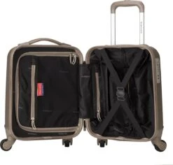 Decent Handbagage Koffer / Trolley / Reiskoffer - 42 Cm - 24 Liter - ABS - Maxi Air - Champagne -Tassen Kortingen Winkel 1200x1146 1