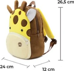 Uil Backpack - Sierlijke Uil - Peuter Rugtas – Rugzak Schooltas Voor Peuters/Kleuters – Jongens En Meisjes | Kinderrugzak | Kinder Rugzak | Dieren | Schooltas | Peuterspeelzaal | Opvang | 6 Liter | Klein Peuter Rugzak | Rugtas | Schooltas -Tassen Kortingen Winkel 1200x1150 5
