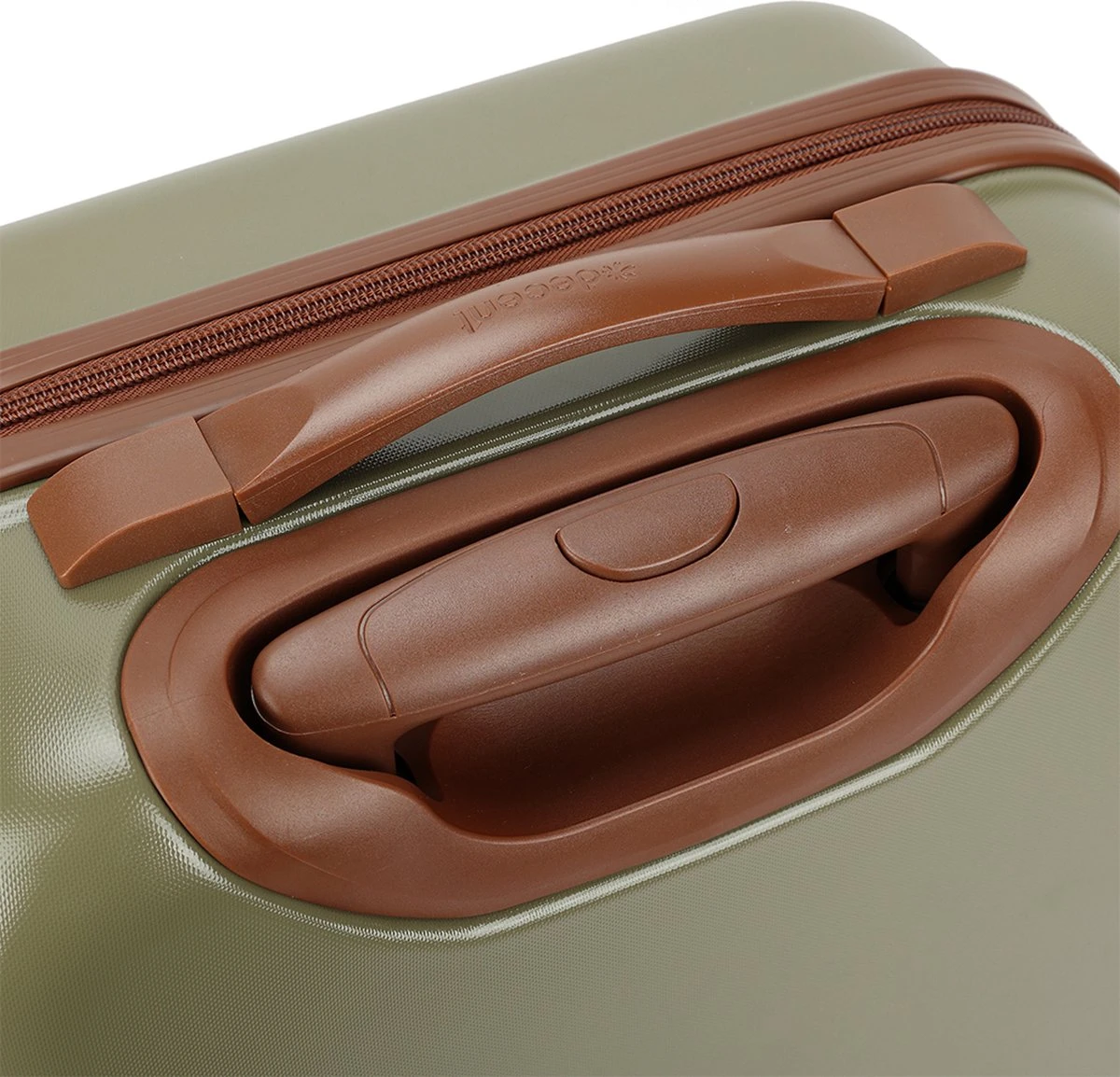 Decent Retro Handbagage Koffer 55 Cm Dark Green 8 Decent Retro Handbagage Koffer 55 Cm Dark Green - Afbeelding 6