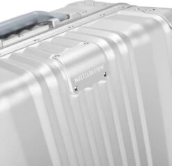 Aluminium Handbagage Koffer Mozzel Darrow - Reiskoffer Met Wielen - 51cm - Harde Koffer - Zilver -Tassen Kortingen Winkel 1200x1156 1